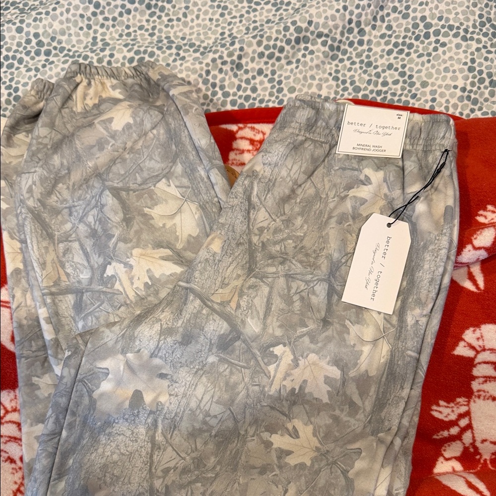 Better Together Gray Camouflage Joggers